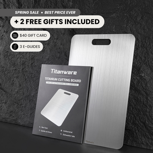 Titanware™ 100% Pure Titanium Cutting Board