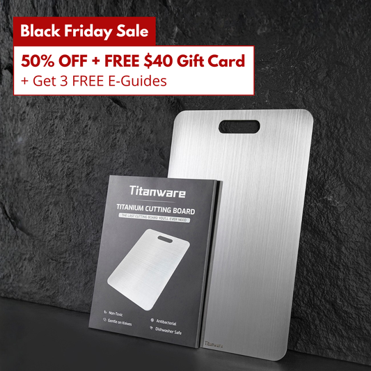 Titanware™ 100% Pure Titanium Cutting Board